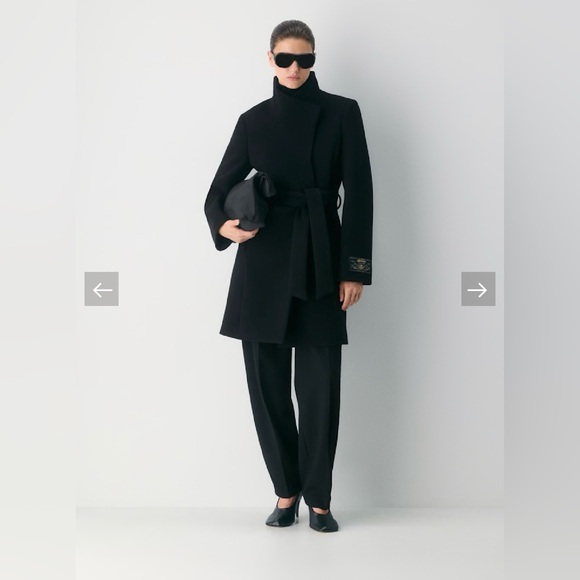 Babaton Jackets & Blazers - The Connor Coat - Soft Wool (Black)